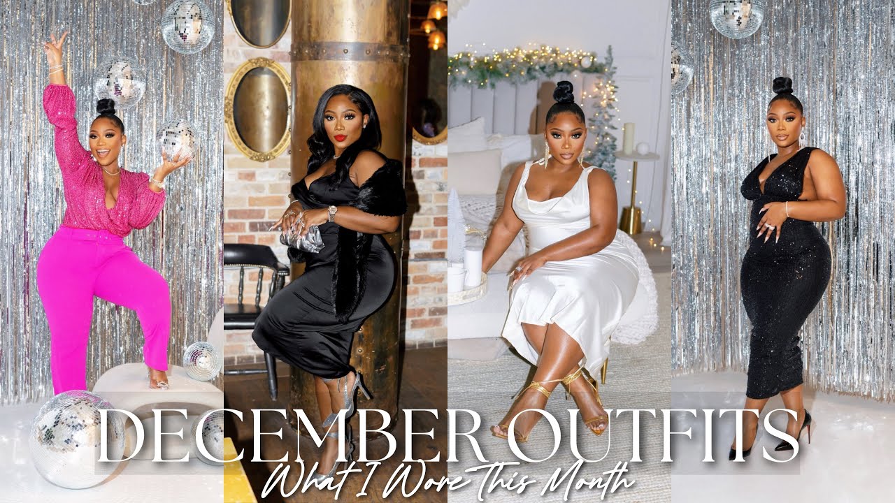 What I Wore: December Outfits | Zara, Amina Muaddi, Fashion Nova, Miss Lola, etc. I Tamara Renaye