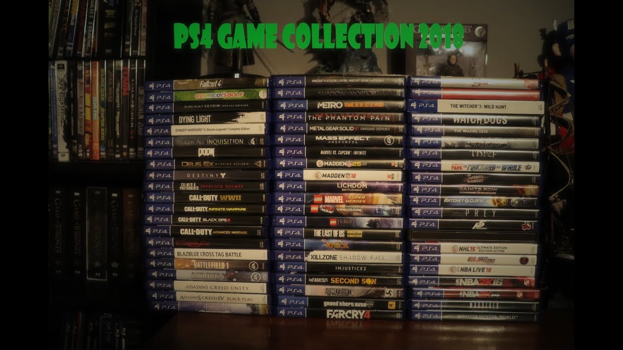 PS4 Game Collection 2018 (63 Games)