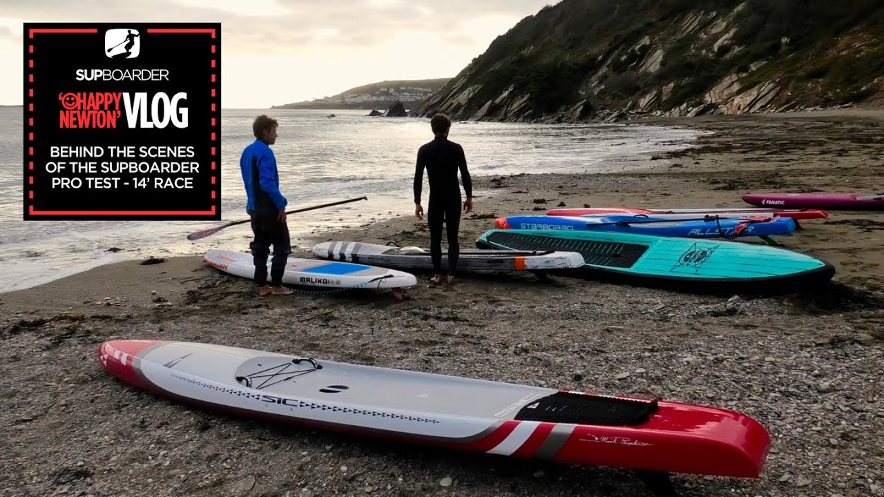 SUP Vlogger Ep5 / Behind the scenes of day 1 SUPboarder Pro 14' race testing