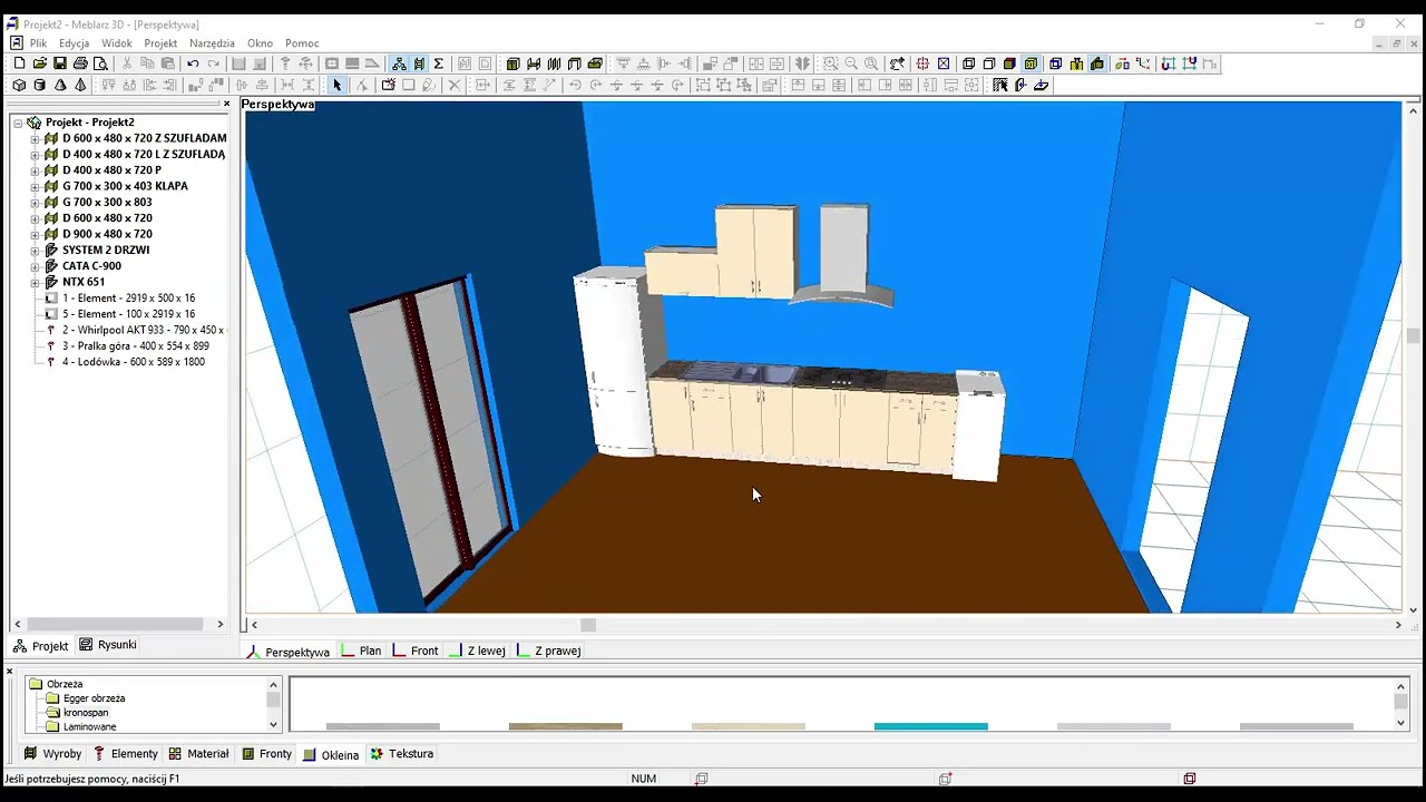 Prezentacja z programów Meblarz 3D, 4Nest-R oraz SimLab Composer