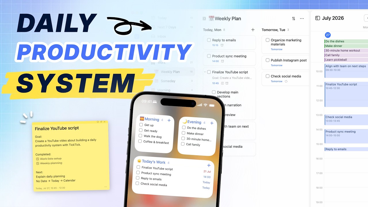 A Simple System to Stay Productive Every Day