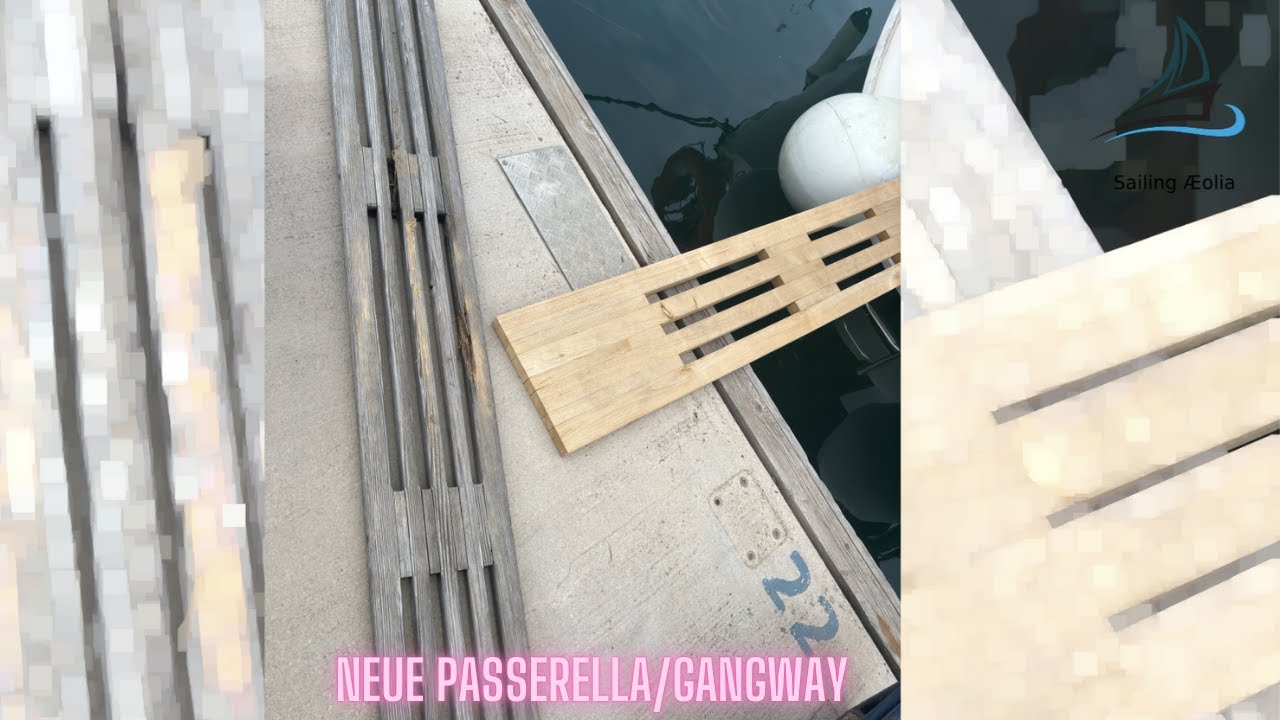 #62 Segeln in Kroatien; neue Passerella/Gangway