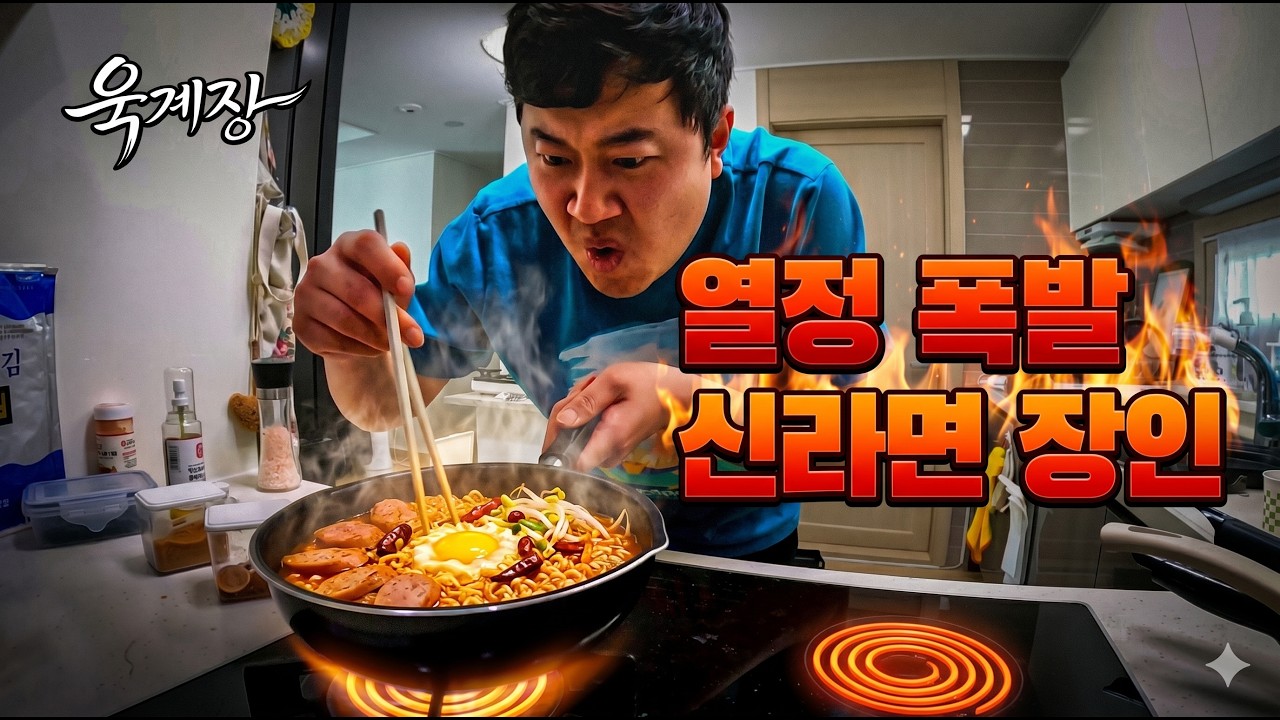 오늘의 '밥친구'는 이 영상입니다. (라면 준비 필수)
