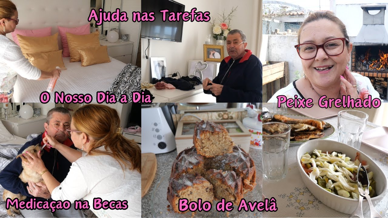 DONA DE CASA|| ROTINAS +TENHO AJUDANTE|| DOURADA GRELHADA PRÓ ALMOÇO|| FIZ BOLO DE AVELÂ INCRIVÉL