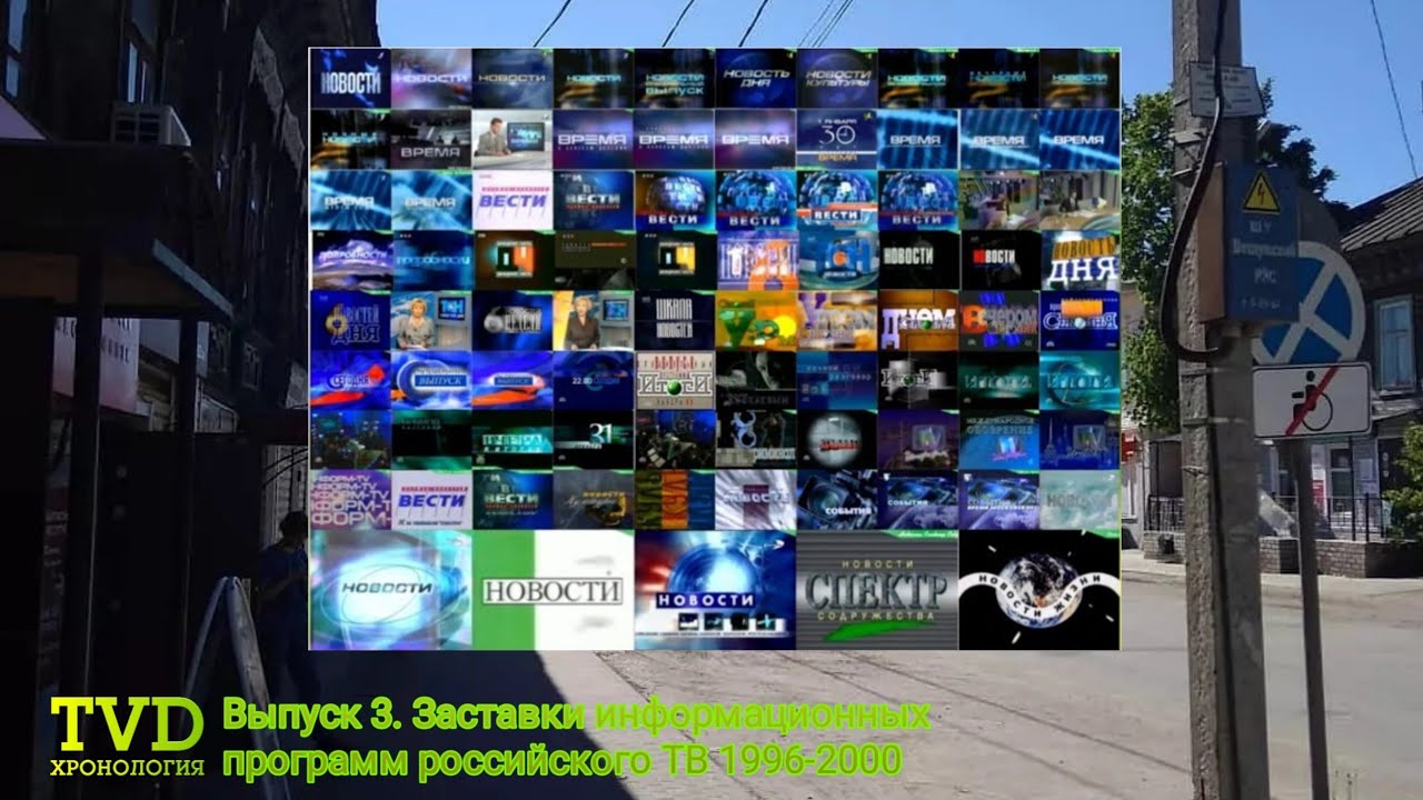 ТВ в деталях: Хронология. Выпуск 3. Заставки информационных программ российского ТВ 1996-2000