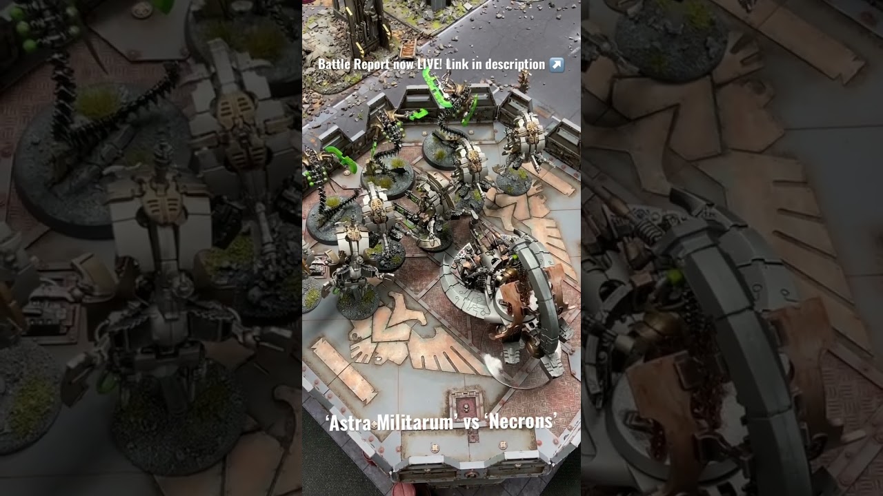 Astra Militarum 'Cadians' vs Necrons *Warhammer 40k* 9th Edition Battle Report #26