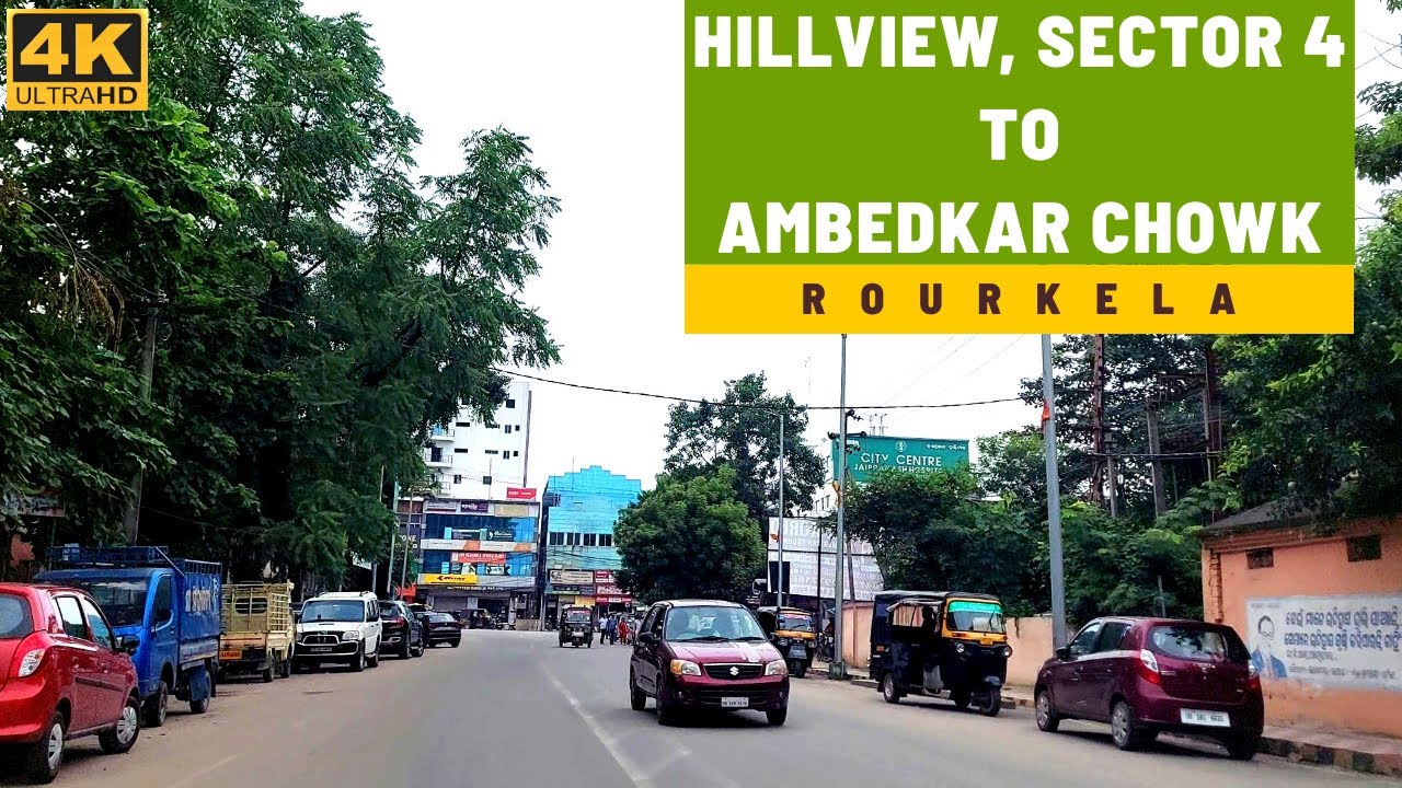 Rourkela : [4K] Hill View, Sector - 4 to Ambedkar Chowk, Udit Nagar | Via Rourkela Ring Road