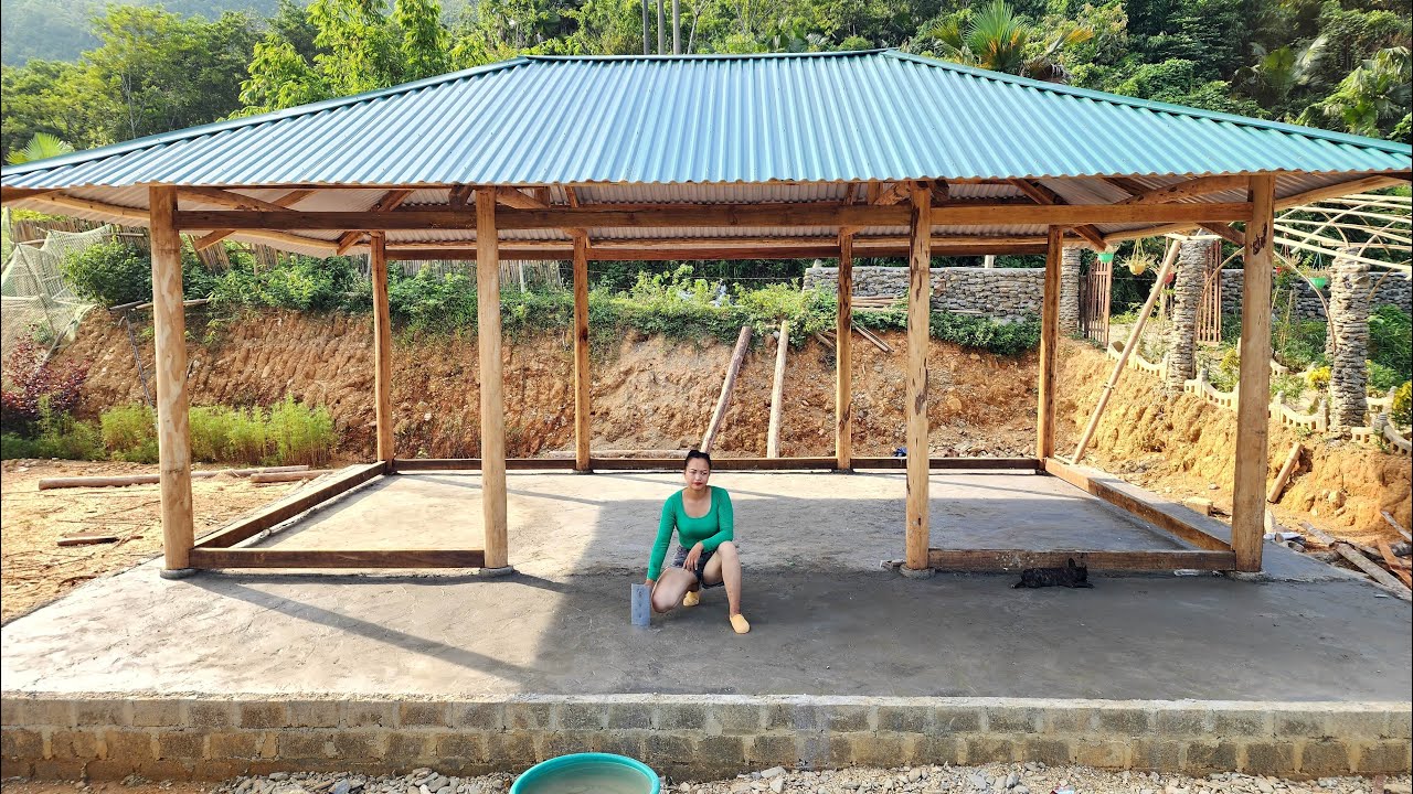 REWIND TIMELAPSE : 200 days the girl built the log cabin and the farm all by herself.