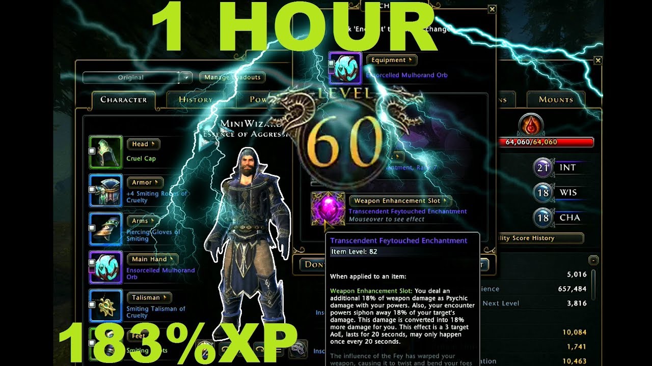 Neverwinter LVL 60 IN 1 HOUR