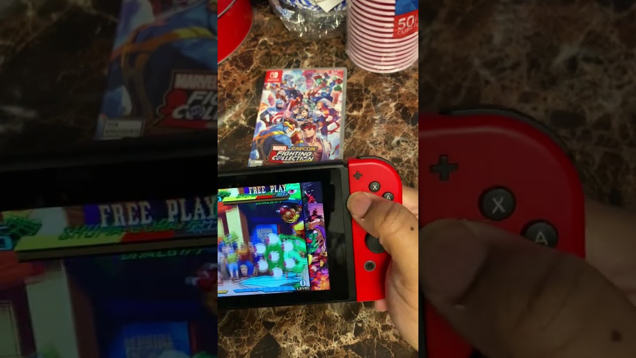 Playing Marvel Super Heroes vs. Street Fighter