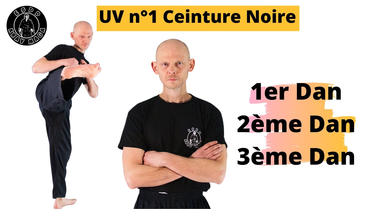 Krav maga Uv 1er Dan 2ème Dan et 3ème Dan