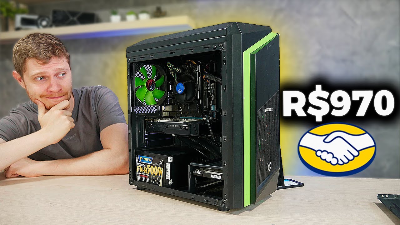 COMPREI UM PC GAMER POR R$970 NO MERCADO LIVRE! BOM, OU BOMBA?
