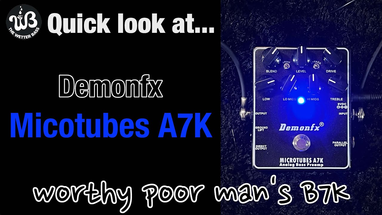 A great affordable alternative to the Darkglass microtubes b7k