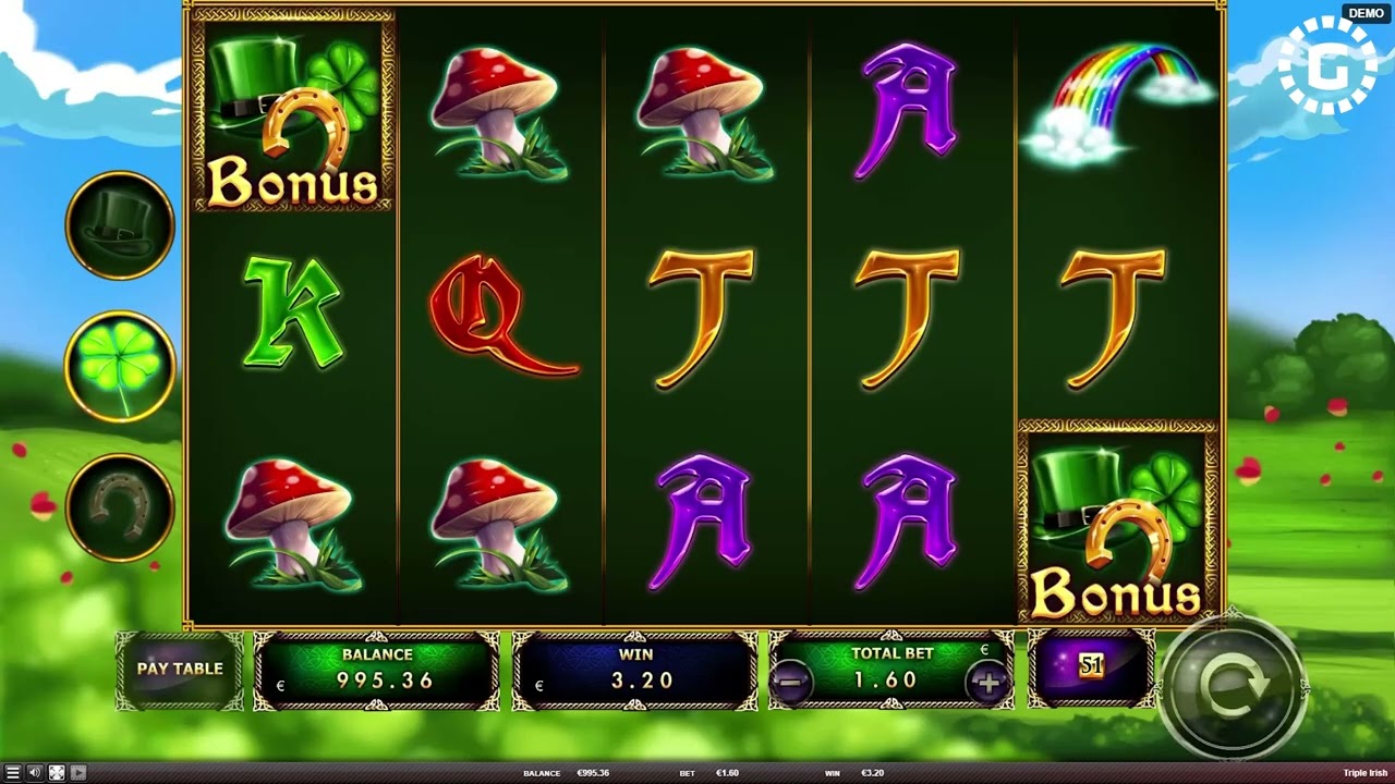 Triple Irish by Red Rake Gaming Slot Features | GamblerID