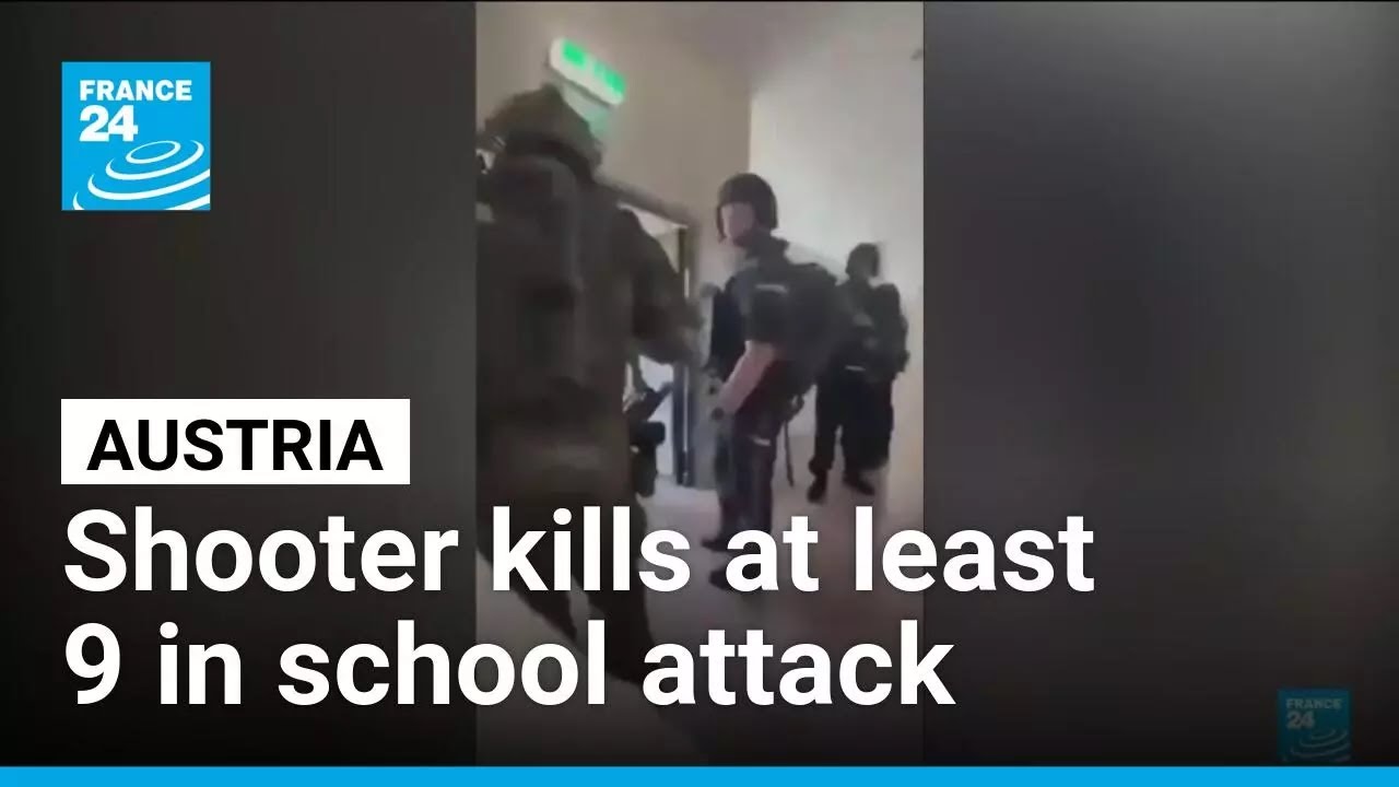 Shooter kills at least nine in attack on Austrian school &bull; FRANCE 24 English