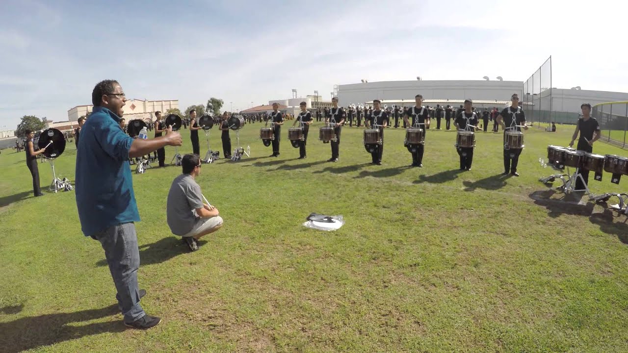 LOT CAM | 2015 Marching Season | Ayala HS @ BOA Regional | Warmup