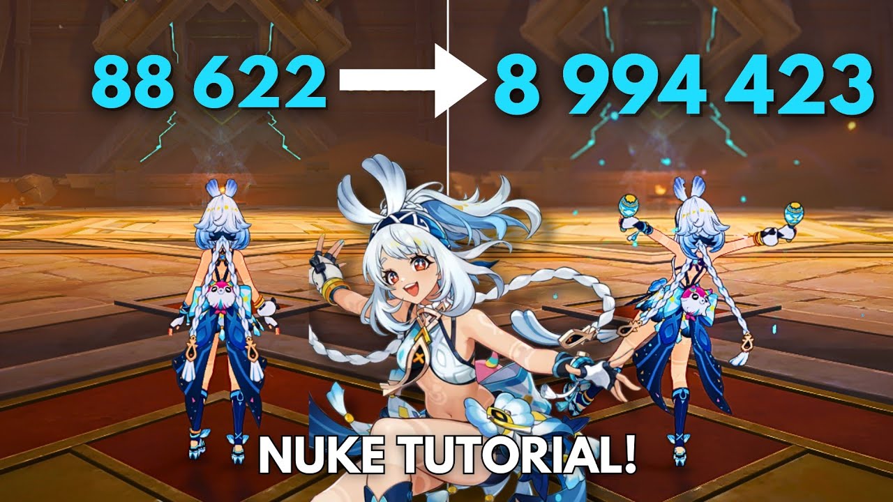 C0 MUALANI 9M Nuke Tutorial [ Genshin Impact ]