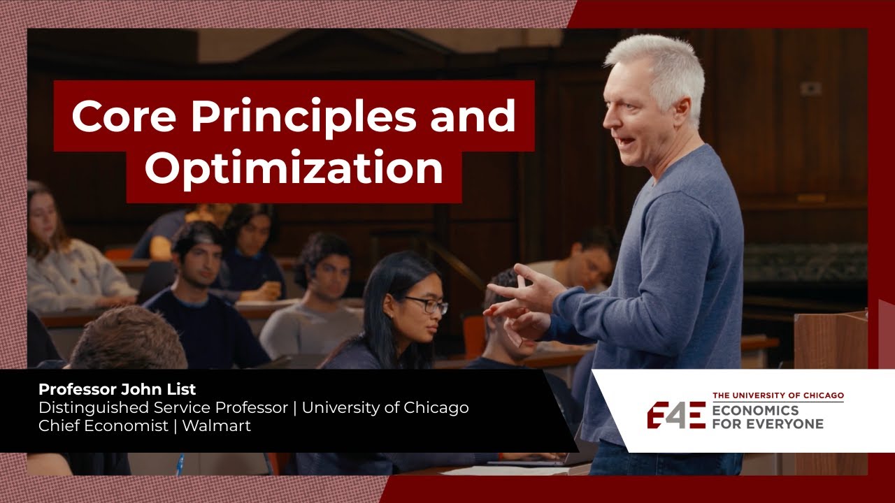 What is Economics & The First Principle: Optimization | Economics For Everyone