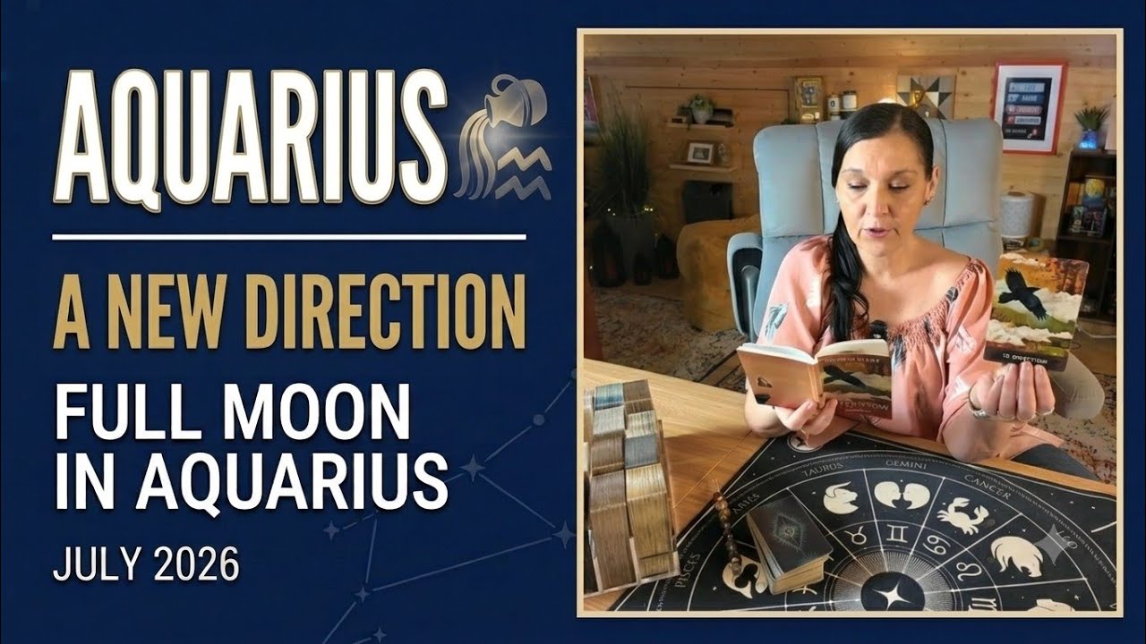 Водолей ♒ Новое направление 🌕 Полнолуние в Водолее ✨ Июль 2026