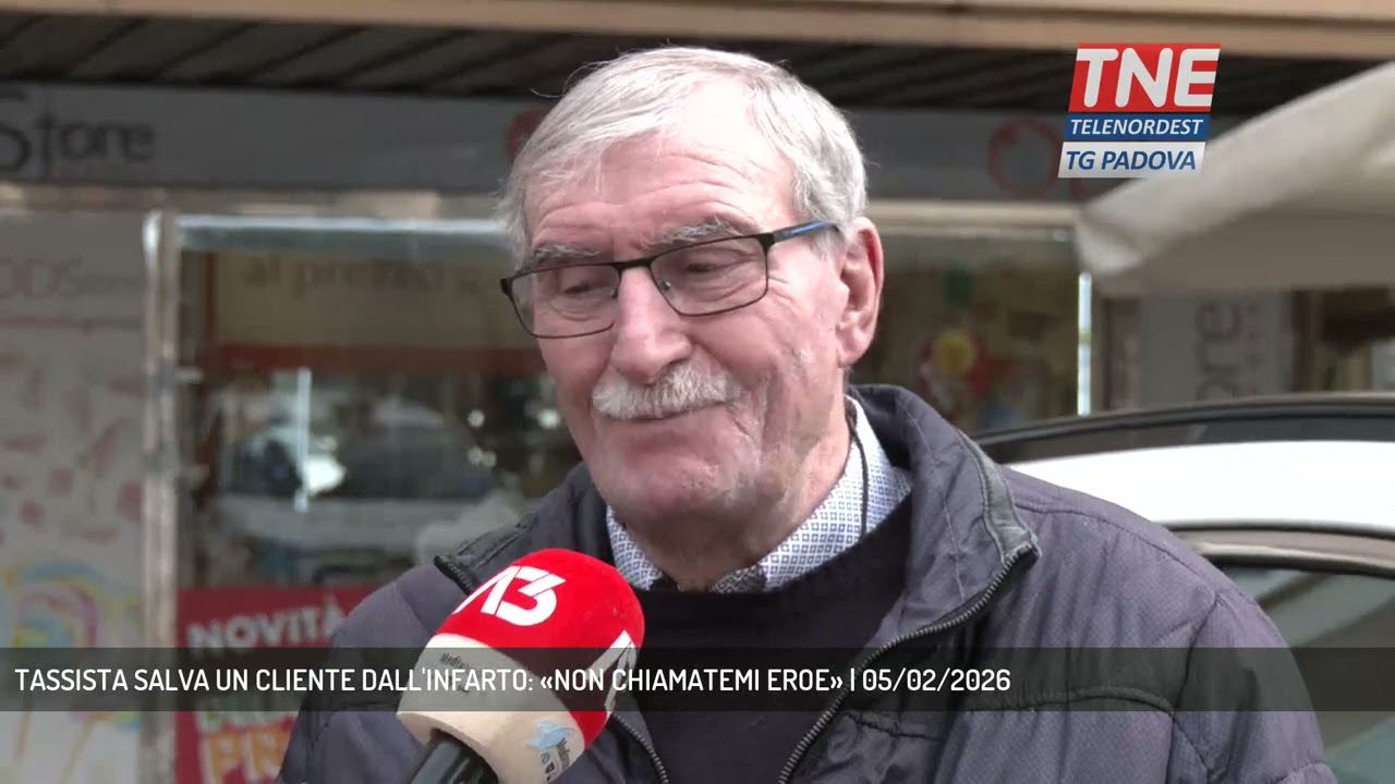 TASSISTA SALVA UN CLIENTE DALL'INFARTO: «NON CHIAMATEMI EROE» | 05/02/2026