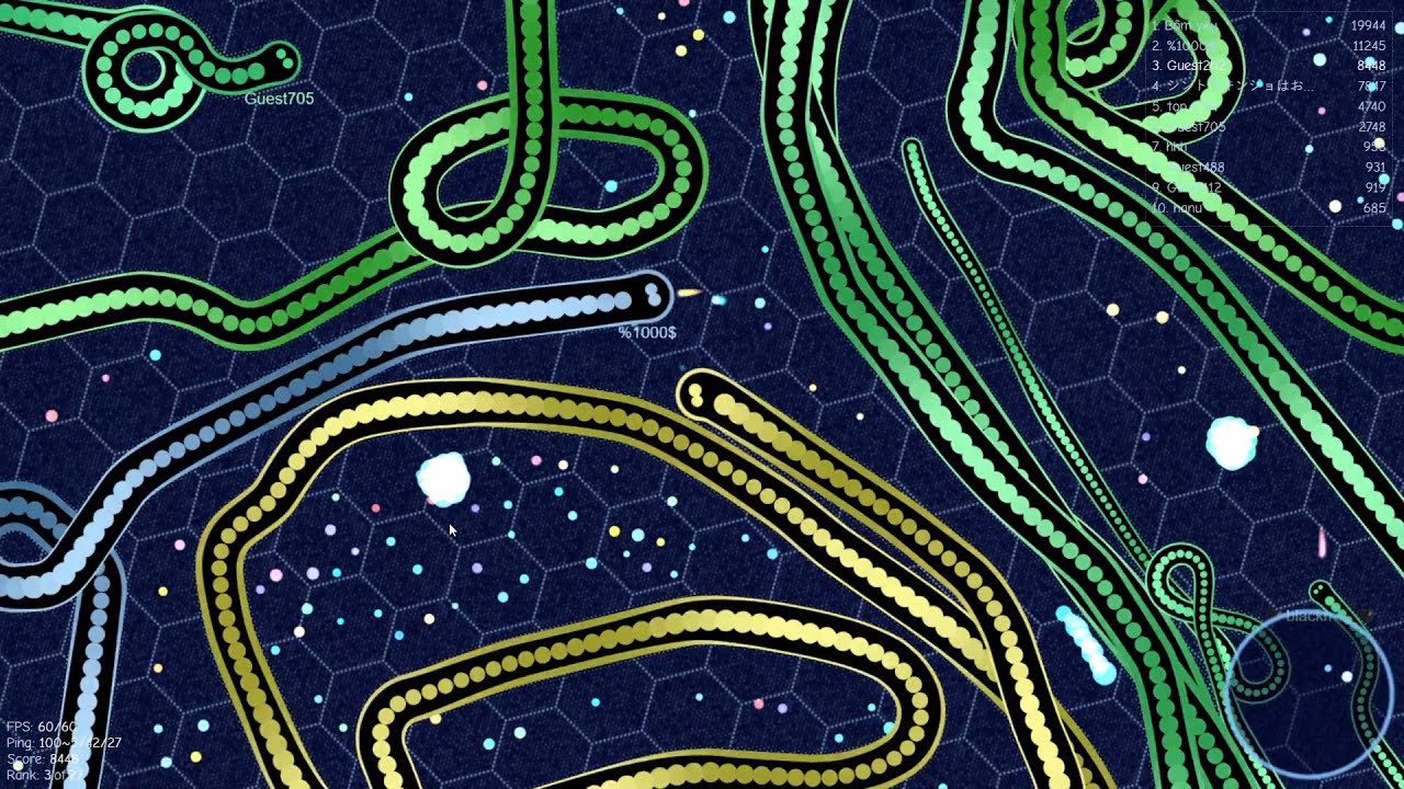 03 gulper.io best gameplay | big snake challenge | io games