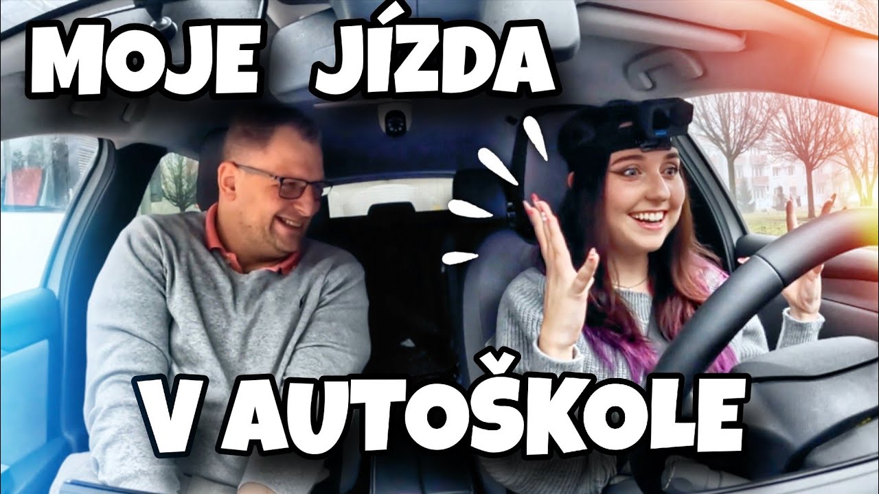 MOJE JÍZDA V AUTOŠKOLE / MÁLEM JSME NABOURALI?!