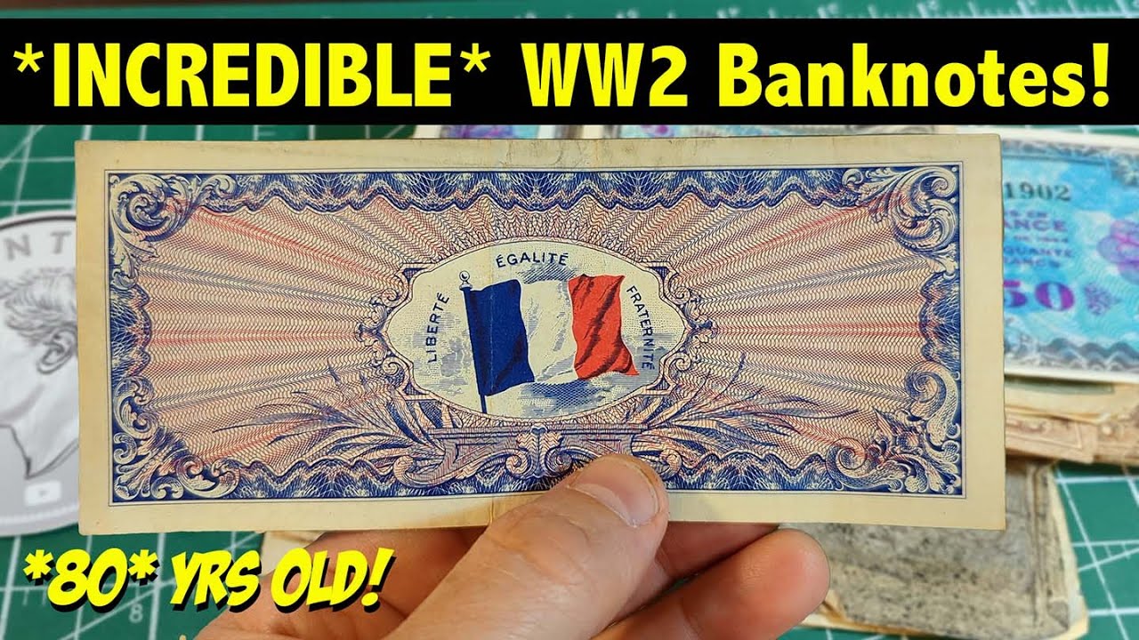 STACK of World War 2 Paper Money - Over 80 Years Old!! (Including an UNCIRCULATED GEM!)