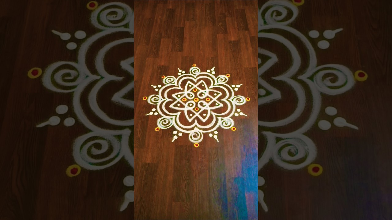 குட்டி கோலம் daily rangoli kolam designs #trending#viralvideo#shorts#shortsfeed#youtubeshorts#yt