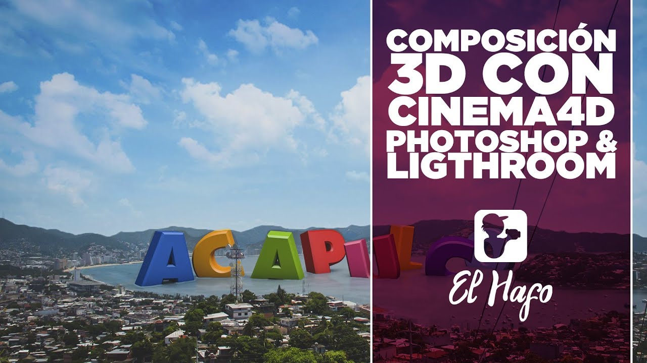 COMPOSICI&Oacute;N 3D || CINEMA 4D || EL HAFO