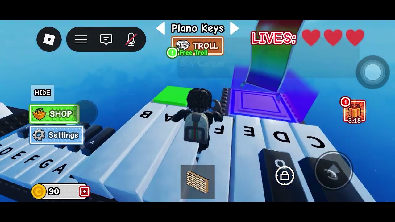 Tower of sound Roblox gameplay 😁😁