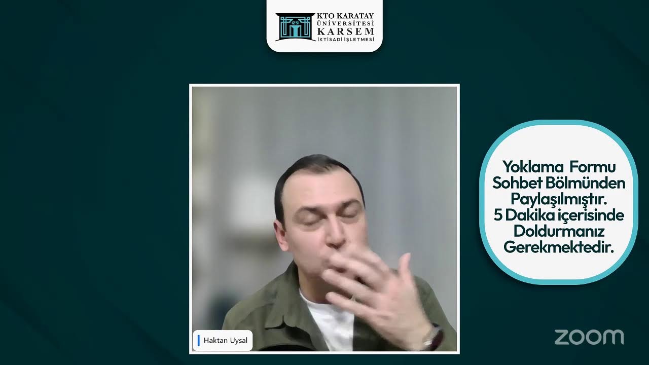 Haktan Uysal ile Sunum Sanatı Semineri