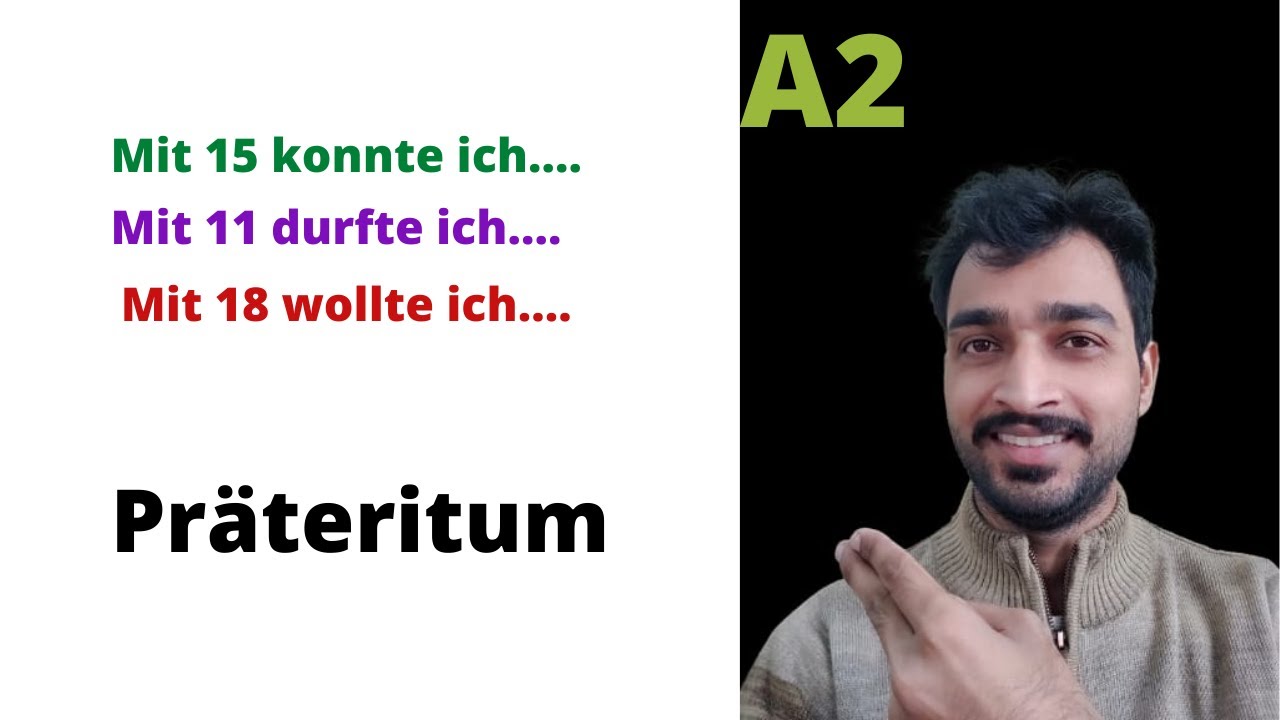 MODALVERB in Präteritum| Past Tense of Modalverbs in German|