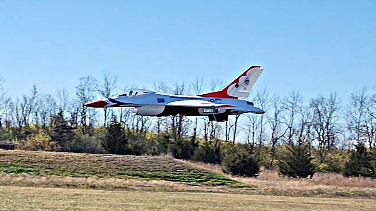 E-flite F-16 Thunderbirds 70mm At TORKS RC Field!
