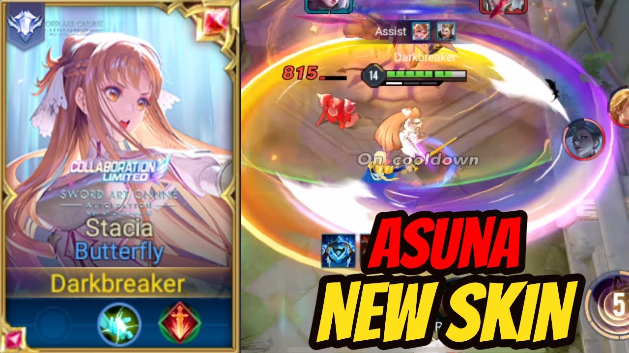 BUTTERFLY NEW SAO ASUNA SKIN - ALICIZATION  | 傳說對決 | RoV | Liên Quân Mobile