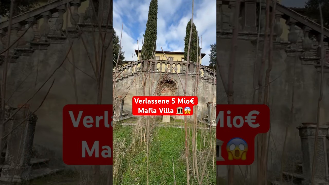 Verlassene 5 Mio&euro; Mafia Villa 🏛️😱 #lostplace #lostplaces #verlasseneorte #villa #italien #urbex