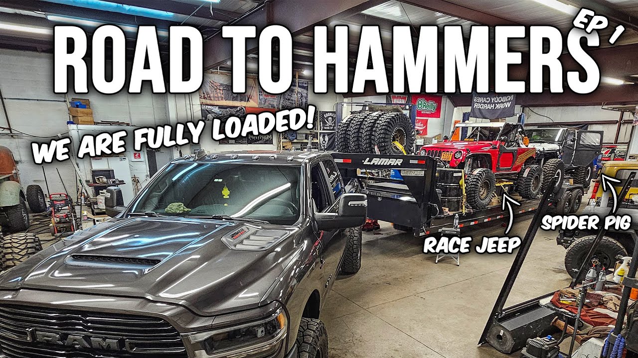Mounting 9 New Maxxis Treps And Loading Up The Trailer | #ROADTOHAMMERS2026