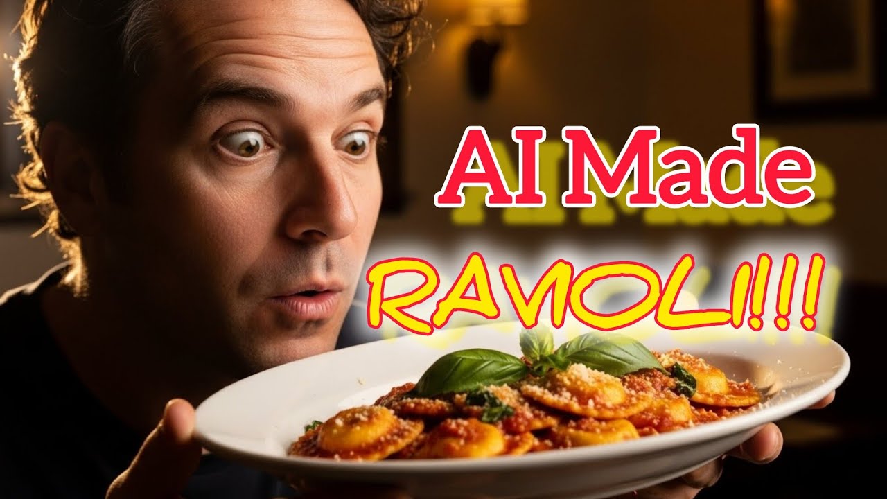 Homemade Ravioli from Scratch | Easy Step-by-Step Recipe | AI Kitchen Lab Ep. 1 #aivideo #asmr 