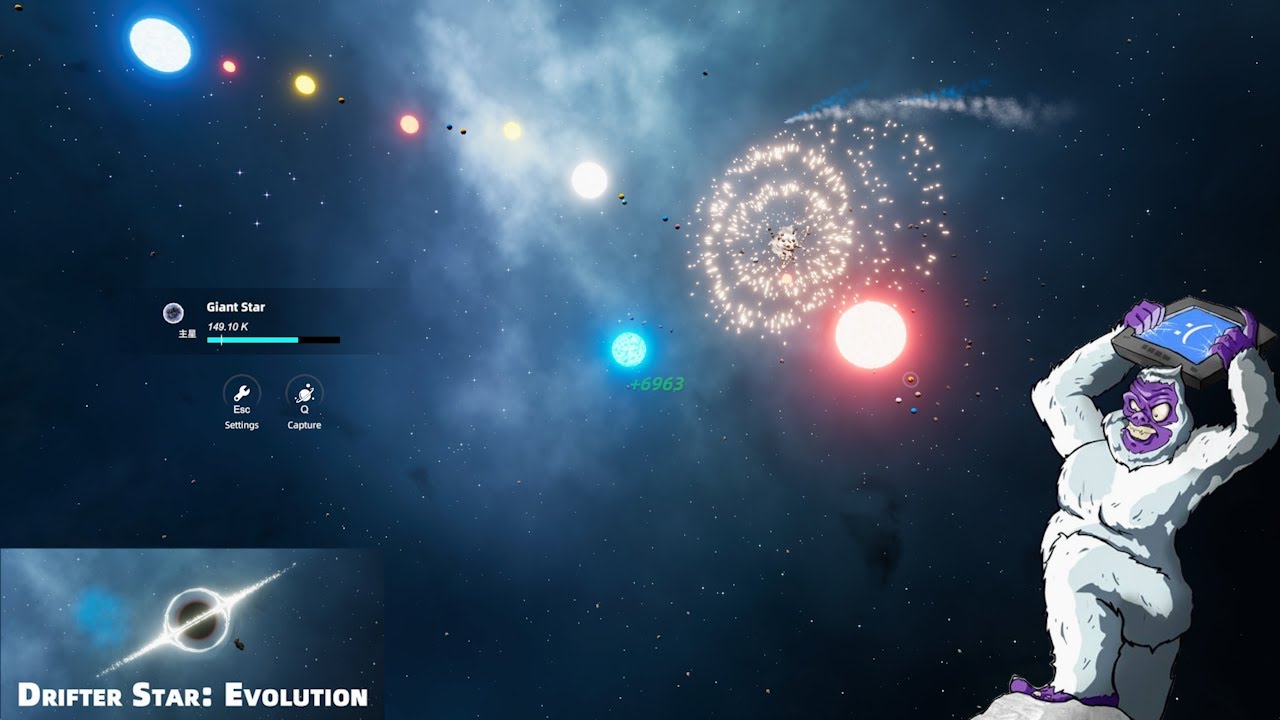 Eating Solar Systems to become a Black Hole - Drift Star: Evolution EP2