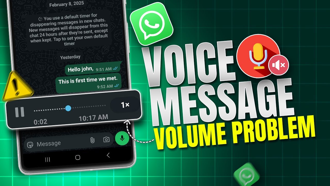 How to Solve WhatsApp Voice Message Volume Problem on Any Android Phone