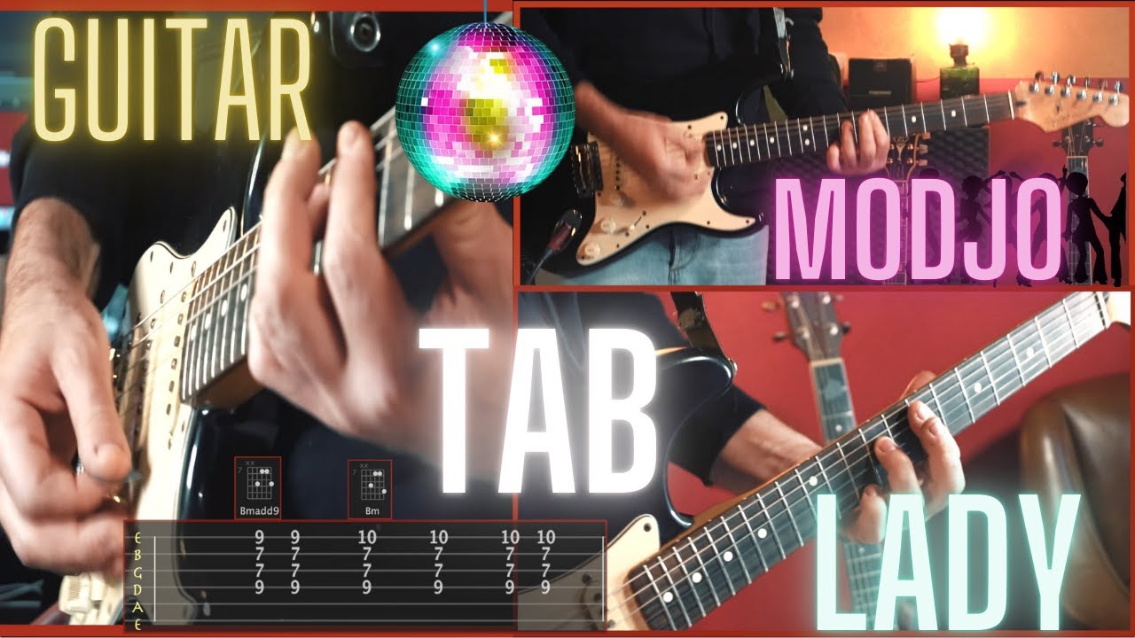 Lady - Modjo Guitar Tab Tutorial \ Chords \ Cover Fractal Fm3
