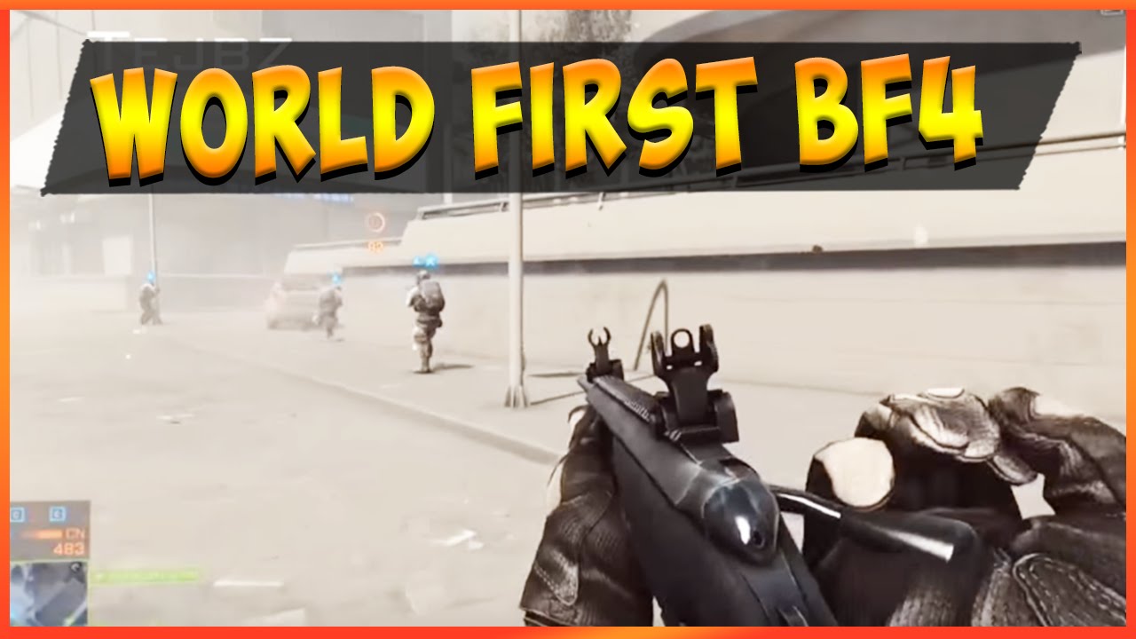 WORLD FIRST Battlefield 4 Bolt Sniper Gameplay - SCOUT ELITE Iron Sight