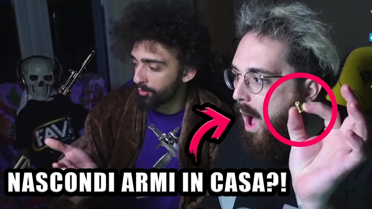 MARIO NASCONDE ARMI IN CASA