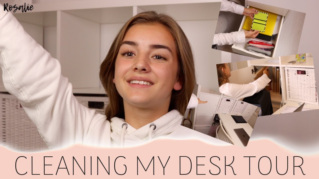 MIJN DESK TOUR OPRUIMEN | R O S A L I E