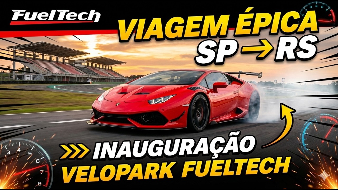A VIAGEM MAIS INSANA: Cruzando o Brasil pra Inauguração do Velopark Fueltech - Parte 1