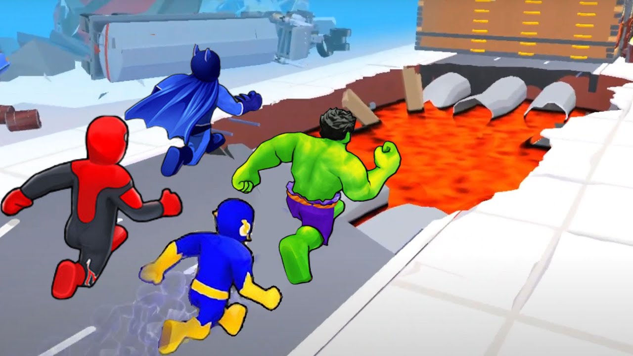 Hero Transform Superhero - SpeedRun All Levels Gameplay Ep43