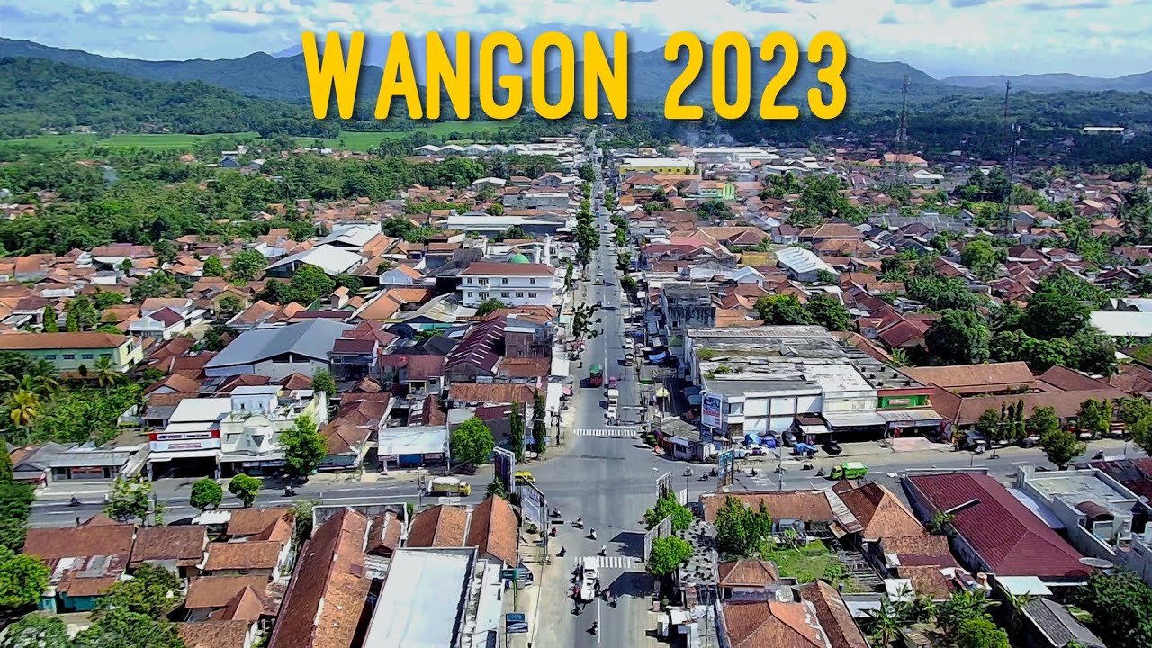 Drone View Perkotaan Wangon 2023
