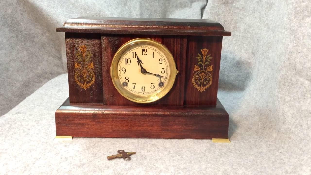 Sessions 8-day Half Hour Strike, Cathedral Gong Mantel Clock