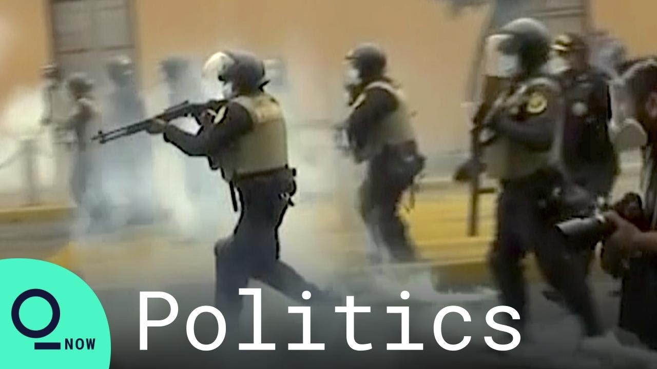 Lima Protesters Clash With Riot Police as Peru's New President Sworn In