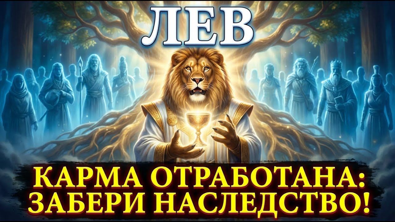 ЛЕВ, ТЫ ОТРАБОТАЛ КАРМУ РОДА! Предки передают Дары⚡Получи наследство силы В ЭТОМ МЕСЯЦЕ!ФЕВРАЛЬ 2026