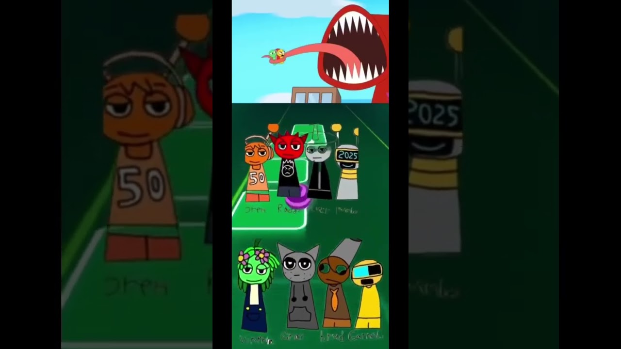 INCREDIBOX SPRUNKI 4 Security end Simon gigantic tiles hop